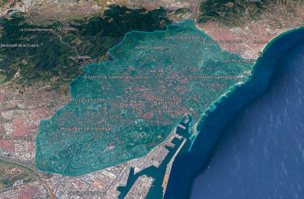plano de la zbe de Barcelona